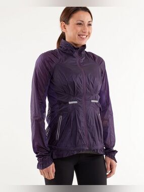 Lululemon Run: Wild Jacket - Concord Grape. 